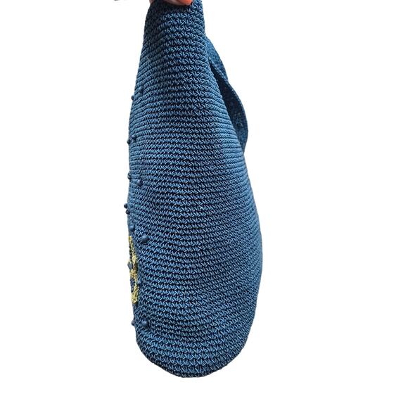 EA Etienne Aigner Nylon Beaded Starfish Design Purse - Picture 7 of 12